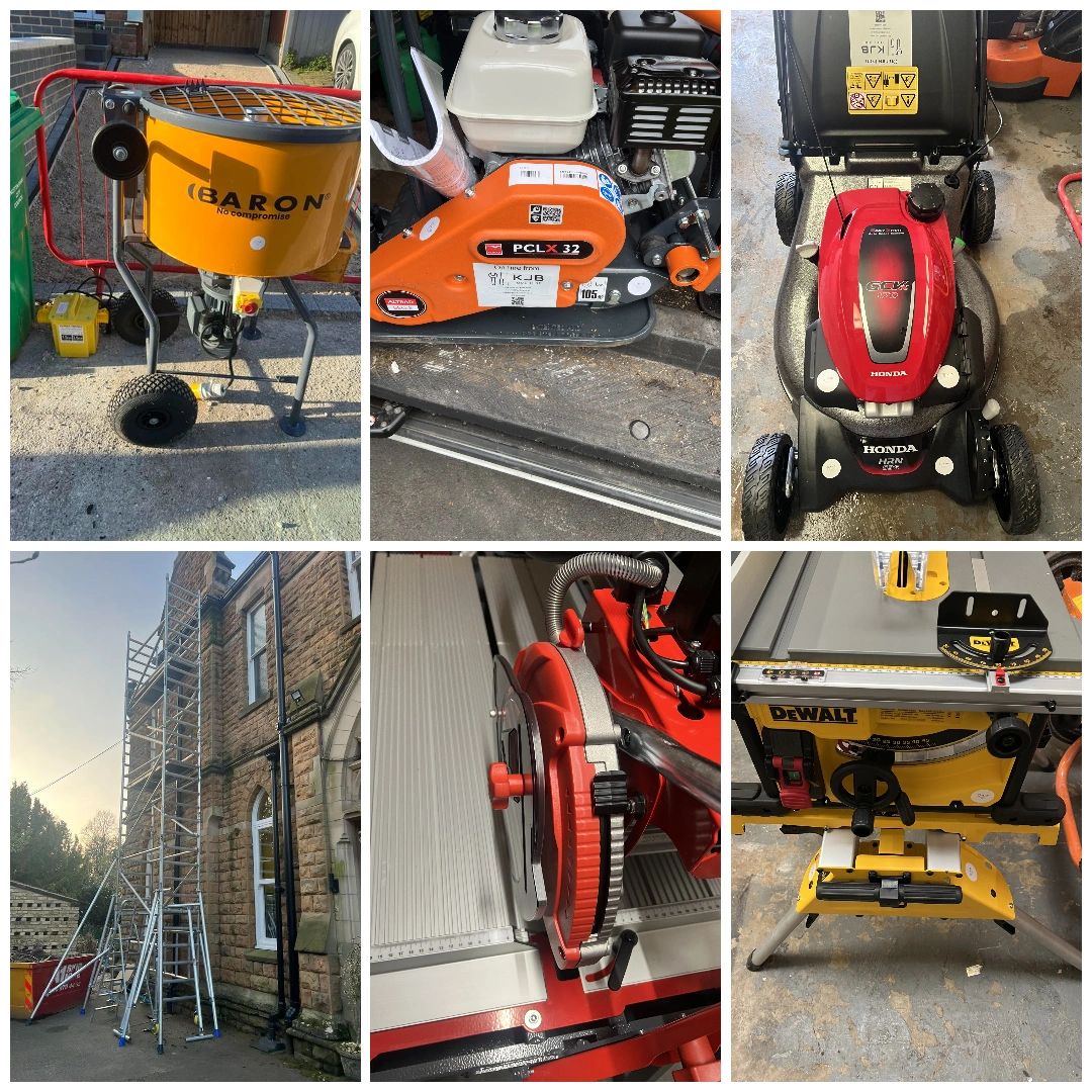 Cheap Tool Hire Free Delivery and Collection 5* rated company